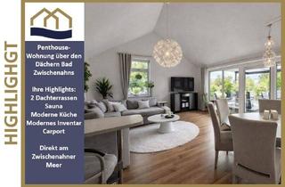 Wohnung kaufen in Lange Straße 45, 26160 Bad Zwischenahn, Bad Zwischenahn - Einfach WOW- Ihre Ruheoase über den Dächern von Bad Zwischenahn mit Sauna und 2 großen Dachterrassen