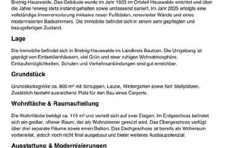 Einfamilienhaus kaufen in 01445 Radebeul, Radebeul - Doppelhaushälfte, Einfamilienhaus Bretnig-Hauswalde