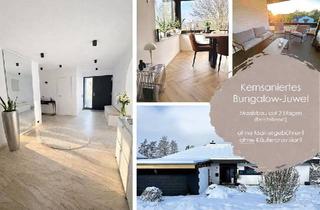 Haus kaufen in 34320 Söhrewald, Söhrewald - Kernsaniertes Bungalow-Juwel Massivbau auf 2 Etagen freistehend