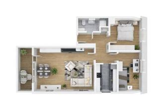 Wohnung mieten in Wiesenstraße 60A, 64331 Weiterstadt, 2,5 Zimmer-Wohnung in ruhiger Waldrandlage