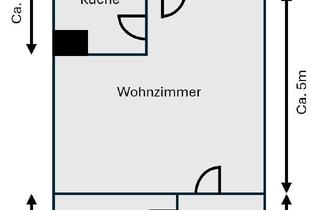 Wohnung mieten in Im Anger, 86157 Pfersee, 1-Zimmer Apartment mit Balkon im Herzen von Augsburg-Pfersee