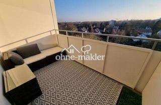 Wohnung mieten in 22309 Hamburg, Möblierte, schön geschnittene 2-Zimmer-Wohnung mit Loggia, EBK & TG-Stellplatz am Appelhofweiher