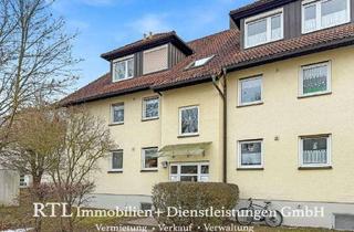 Wohnung kaufen in 07819 Triptis, 2 Zimmer im 6-Familienhaus: Balkonzugang aus zwei Räumen, Garage inklusive (A1656)