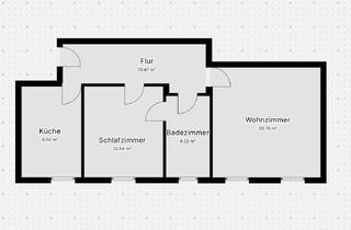 Wohnung mieten in Parkstraße, 31542 Bad Nenndorf, Helle 2-Zimmer-Wohnung in Bestlage von Bad Nenndorf mit ca. 60 m² Wohnfläche