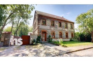 Haus kaufen in Bahnhofstr., 06246 Bad Lauchstädt, PROVISIONSFREI: romantisches Zweifamilienhaus mit idyllischen Garten in Bad Lauchstädt OT Schafstädt