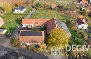 Bauernhaus kaufen in 36277 Schenklengsfeld, Bauernhof Hessen: 375m² Denkmalschutz + 2ha Weideland + Energieautark