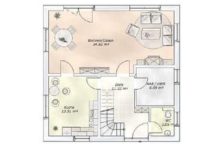 Villa kaufen in 04575 Neukieritzsch, SEE IN SICHT! Stadtvilla m. Wärmepumpe knapp 140 qm mit 5 Zimmern Grundriss flex. - Grundst. inkl.!