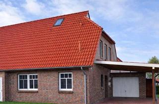 Haus mieten in 26529 Marienhafe, Doppelhaushälfte in Marienhafe mit Garten.