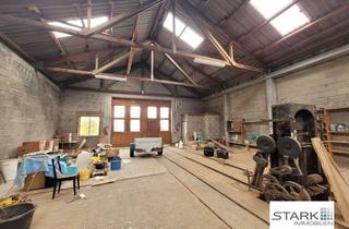 Gewerbeimmobilie kaufen in 97244 Bütthard, Zwei Gewerbehallen im Mischgebiet und 2020 qm Grund ...Idee zum Wohnen und Arbeiten?