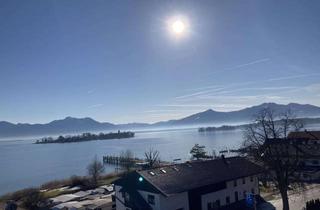 Immobilie mieten in Seestraße, 83257 Gstadt, Möblierte Liebhaberwohnung mit Traumblick!!Mehr Blick geht nicht!!