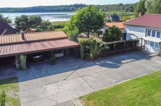 Haus kaufen in 18292 Krakow am See, Direkt am See: Gepflegtes 4-Zi.-Zuhause mit einzigartigem Grundstück, Bootssteg und Einliegerwhg.