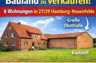 Mehrfamilienhaus kaufen in 21129 Hamburg, Hamburg - Mehrfamilienhaus mit Halle und Bauland in Hamburg-Neuenfelde