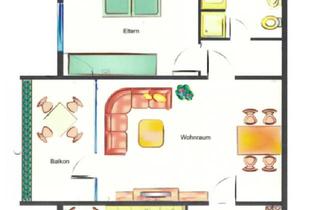 Wohnung kaufen in 66292 Riegelsberg, Riegelsberg - Renovierte 2-Zimmer-Wohnung mit Top-Anbindung in ruhiger Lage