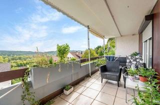 Wohnung kaufen in 73728 Esslingen, WOW! Helle 4-Zi.-Wohnung mit Südbalkon, 12km Weitblick & Einzelgarage in Toplage - OHNE MAKLER