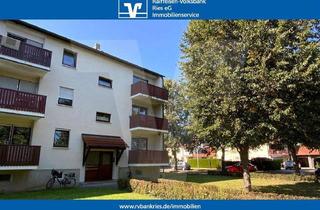 Wohnung kaufen in 86720 Nördlingen, Gepflegte 2-Zimmerwohnung mit Tiefgaragenstellplatz und Balkon in Nördlingen