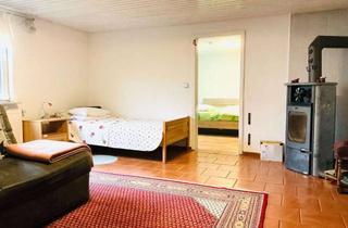 Wohnung kaufen in 76597 Loffenau, Altbau trifft moderne Technik: 4 Zimmer Maisonettewohnung, Garten und große Scheune