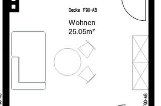 Wohnung mieten in 40699 Erkrath, Ruhige 1-Zimmer-Wohunng in der nähe von Düsseldorf