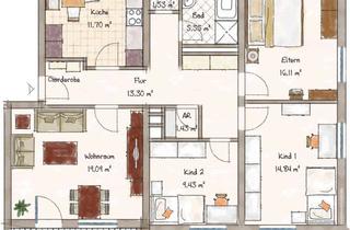 Wohnung mieten in Kappelbergsteig 29, 91126 Limbach, helle 4Zi-Wohnung mit Balkon und Garage
