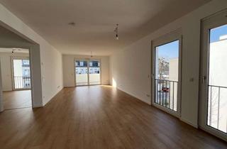 Wohnung mieten in 63457 Hanau, Erstbezug Pioneer Park Hanau: 3 Zimmer Wohnung mit Einbauküche, Balkon und Gäste-WC