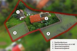 Haus kaufen in 32689 Kalletal, Lukratives Entwicklungsgrundstück mit Bestandsgebäuden und Bauland in Kalletal-Kalldorf