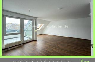 Wohnung mieten in Nicolaistraße 35, 08209 Auerbach, Maisonette mit Aussicht: 3-Zimmer-Wohnung mit Balkon & TG-Stellplatz im Zentrum von Auerbach