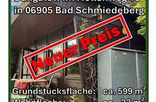 Grundstück zu kaufen in 06905 Bad Schmiedeberg, Freizeitgrundstück mit Bungalow in 06905 Großwig