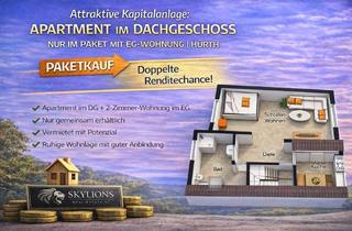 Wohnung kaufen in 50354 Hürth, Klein, charmant, besonders – Dachgeschoss-Apartment in Hürth