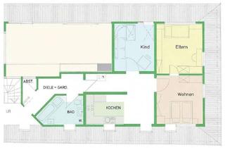 Wohnung mieten in Weinstr. 31 a, 67169 Kallstadt, 3 ZKB an der Weinstrasse Kallstadt Zentrum