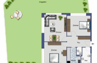 Wohnung mieten in Arndtstraße 20, 76199 Rüppurr, 3-Zimmer Terrassenwohnung mit Balkon in Karlsruhe-Rüppurr