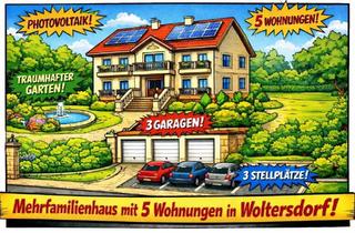Mehrfamilienhaus kaufen in 15569 Woltersdorf, Woltersdorf - Attraktives Mehrfamilienhaus mit 5 Wohnungen - provisionsfrei