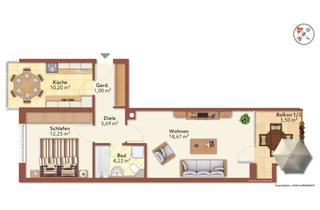 Wohnung kaufen in 85716 Unterschleißheim, freie 2-Zimmer-Wohnung mit Balkon und TG-Stellplatz zentral in Unterschleißheim