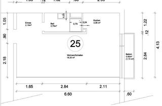 Wohnung mieten in Hauptstraße 132, 10827 Schöneberg, Schöne 1-Zimmer Wohnung mit Balkon in Berlin-Schöneberg