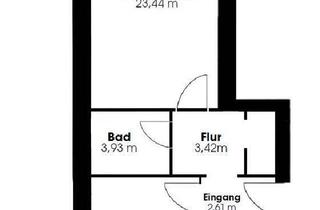 Wohnung mieten in 60314 Ostend, Ostend (8072435) 2-Zimmer-Wohnung in Frankfurt am Main (Am Tiergarten)