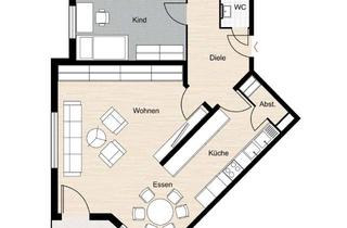 Wohnung mieten in 71034 Böblingen, Aufwendig sanierte 3,5-Zimmer-Wohnung mit Balkon und Tiefgarage