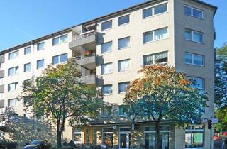 Wohnung mieten in Karolingerstr., 40223 Bilk, Düsseldorf-Bilk, großzügige 1-Raum-Wohnung mit Westloggia und Parkett.