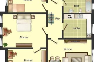 Wohnung mieten in Mecklenburger Straße, 59229 Ahlen, Demnächst frei! 4-Zimmer-Wohnung in Ahlen