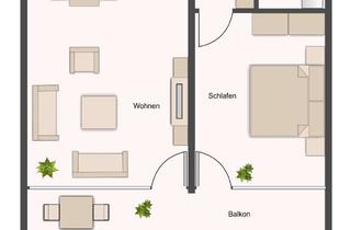 Wohnung mieten in Regerstraße, 55127 Lerchenberg, 2-Zimmerwohnung in Mainz Lerchenberg