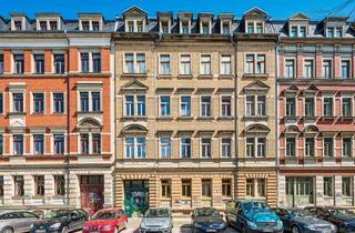 Wohnung mieten in Johann-Meyer-Strasse 18, 01097 Leipziger Vorstadt, Teilmöblierte Altbauwohnung mit EBK im Hechtviertel