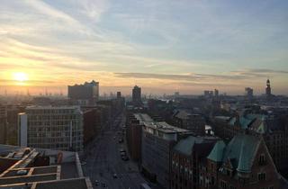 Wohnung mieten in 20457 HafenCity, Wohnen über den Dächern Hamburgs – Traumhafte 2-Zimmer-Wohnung mit spektakulärem Panoramablick