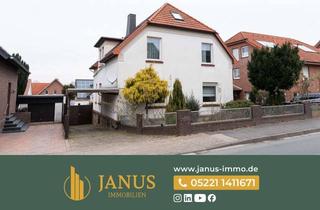 Einfamilienhaus kaufen in 32547 Bad Oeynhausen, Freistehendes Einfamilienhaus mit Garten in begehrter Lage von Bad Oeynhausen