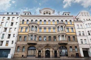 Gewerbeimmobilie kaufen in 04109 Leipzig, INVESTIEREN IM DOPPELPACK // Zwei vermietete Gewerbeeinheiten mit starker Präsenz auf der Jahnallee