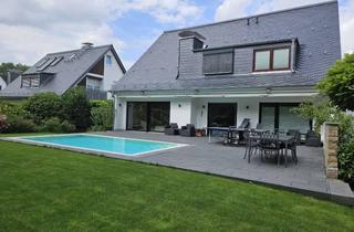 Haus mieten in 63263 Neu-Isenburg, 5 Sterne Entertainers Dream High End Furnished auf Parkähnlichem Pool Wald Grundstück Kamin