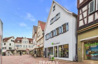 Gewerbeimmobilie kaufen in 74321 Bietigheim-Bissingen, Attraktives Geschäftshaus in Top-Lage von Bietigheim-Bissingen mit Entwicklungspotenzial!