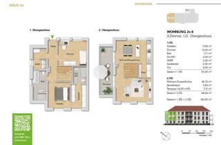 Wohnung kaufen in Pfinztalstr. 2c, 76227 Durlach, ***3 Zi. Neubau-Maisonette-Wohnung im 1.OG, WE 2c-6 mit Balkon u. toller Aussicht zu verkaufen**