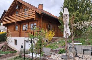 Einfamilienhaus kaufen in Auf Dem Sonnenborn 15, 67823 Obermoschel, Rarität! Holz-Einfamilienhaus mit Fernblick und großer Terrasse