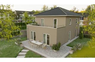 Villa kaufen in 32108 Bad Salzuflen, Moderne Optik und funktionaler Grundriss – die Stadtvilla mit Staffelgeschoss