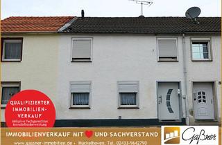Reihenhaus kaufen in 41836 Hückelhoven, Solide Basis für Handwerker: Reihenhaus mit Garten in ruhiger Lage von Hückelhoven-Millich
