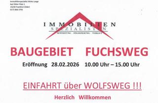 Grundstück zu kaufen in Fuchsweg 8-23, 15236 Markendorf, Baugebiet Eröffnung Fuchsweg FFO Markendorf Samstag 28.02.2026 10.00 -15.00 Uhr