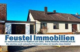 Doppelhaushälfte kaufen in 97488 Stadtlauringen, Stadtlauringen - SOFORT VERFÜGBAR - Stadtlauringen OT - Gemütliche Doppelhaushälfte mit schönem Grundstück - für Ihre Familie!