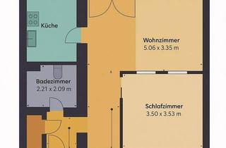 Wohnung kaufen in 63543 Neuberg, Neuberg - Helle 2-ZKB Wohnung mit Balkon & Tiefgarage